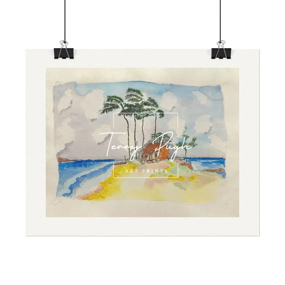 Gilligan’s Island (Sandy Cay) The Bahamas - Art Print By Terry Pugh Poster