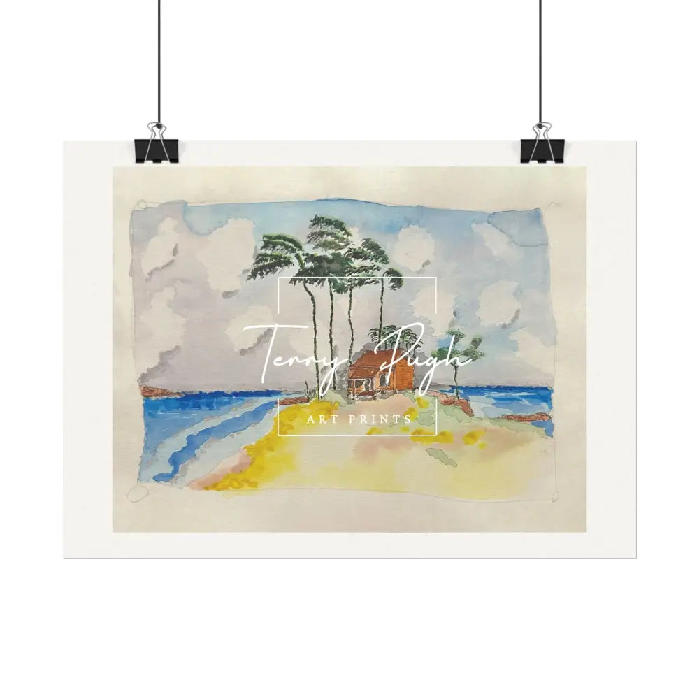 Gilligan’s Island (Sandy Cay) The Bahamas - Art Print By Terry Pugh Poster