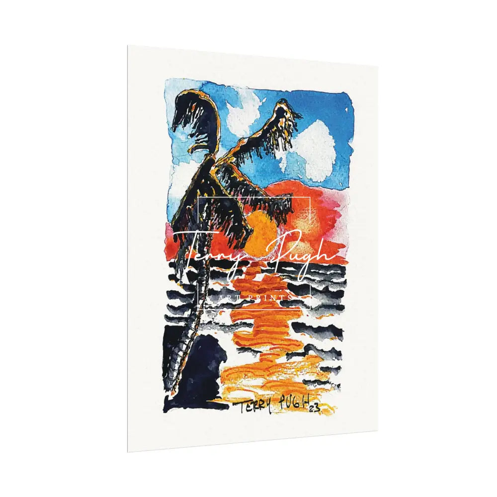 Sunset In The Bahamas - Art Print By Terry Pugh Poster