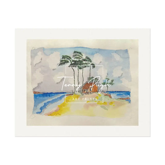 Gilligan’s Island (Sandy Cay) The Bahamas - Art Print By Terry Pugh 10’’ X 8’’ (Horizontal) Poster