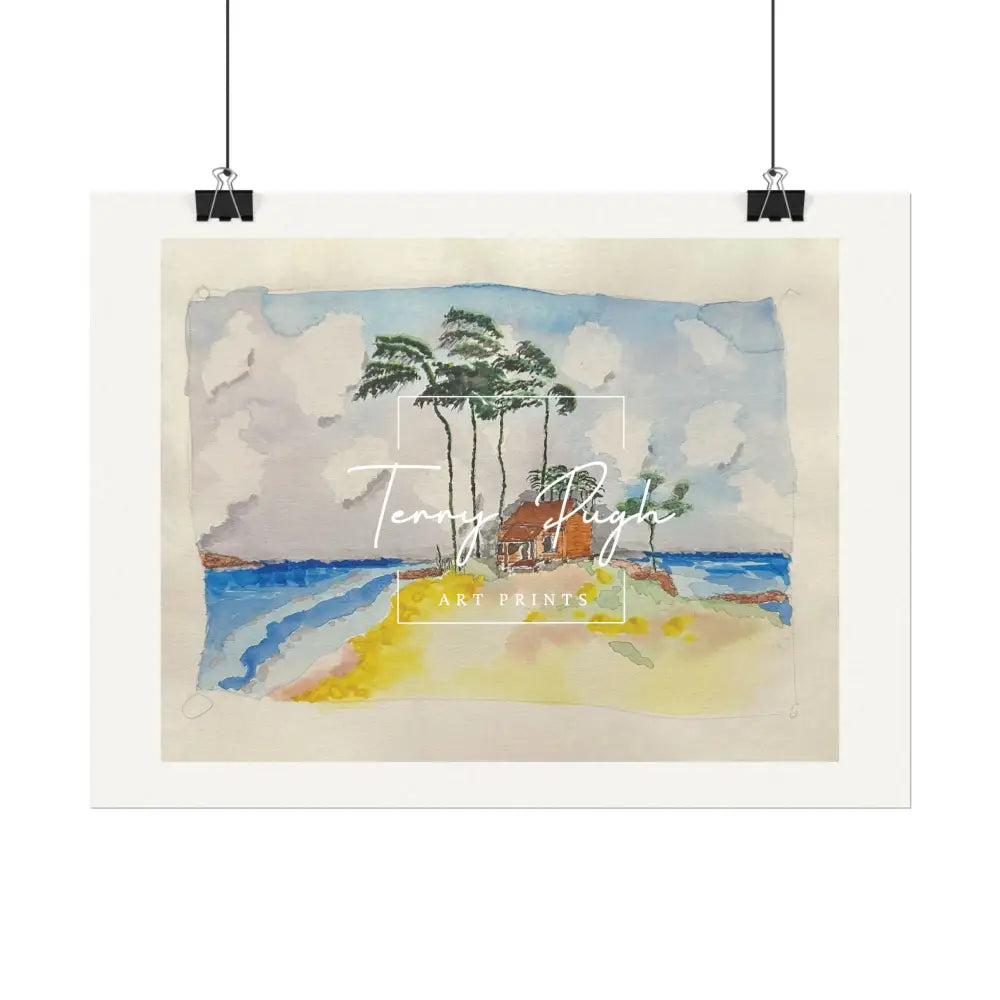 Gilligan’s Island (Sandy Cay) The Bahamas - Art Print By Terry Pugh Poster