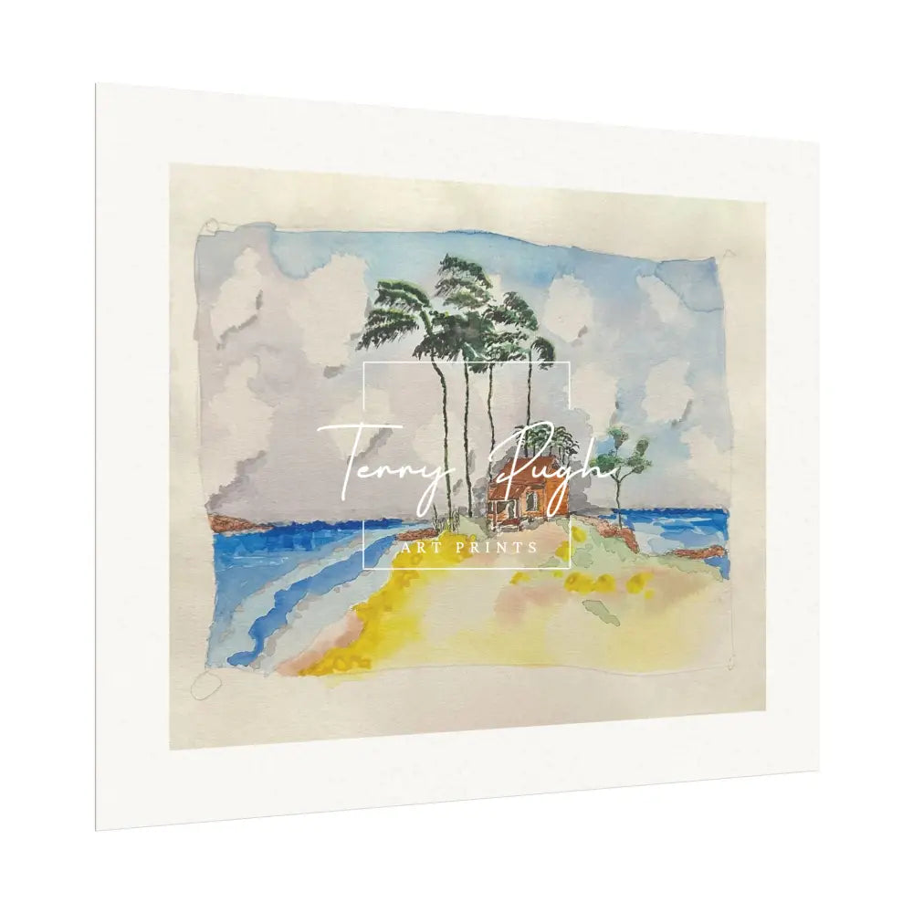 Gilligan’s Island (Sandy Cay) The Bahamas - Art Print By Terry Pugh Poster