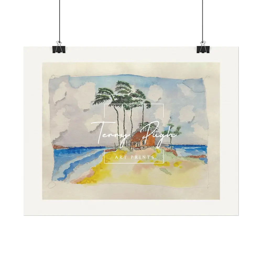 Gilligan’s Island (Sandy Cay) The Bahamas - Art Print By Terry Pugh Poster