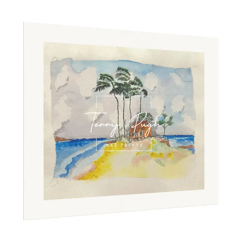 Gilligan’s Island (Sandy Cay) The Bahamas - Art Print By Terry Pugh Poster