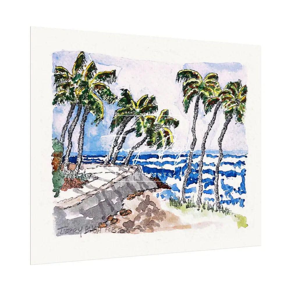 Nine Palms - Artwork Print By Terry Pugh Poster