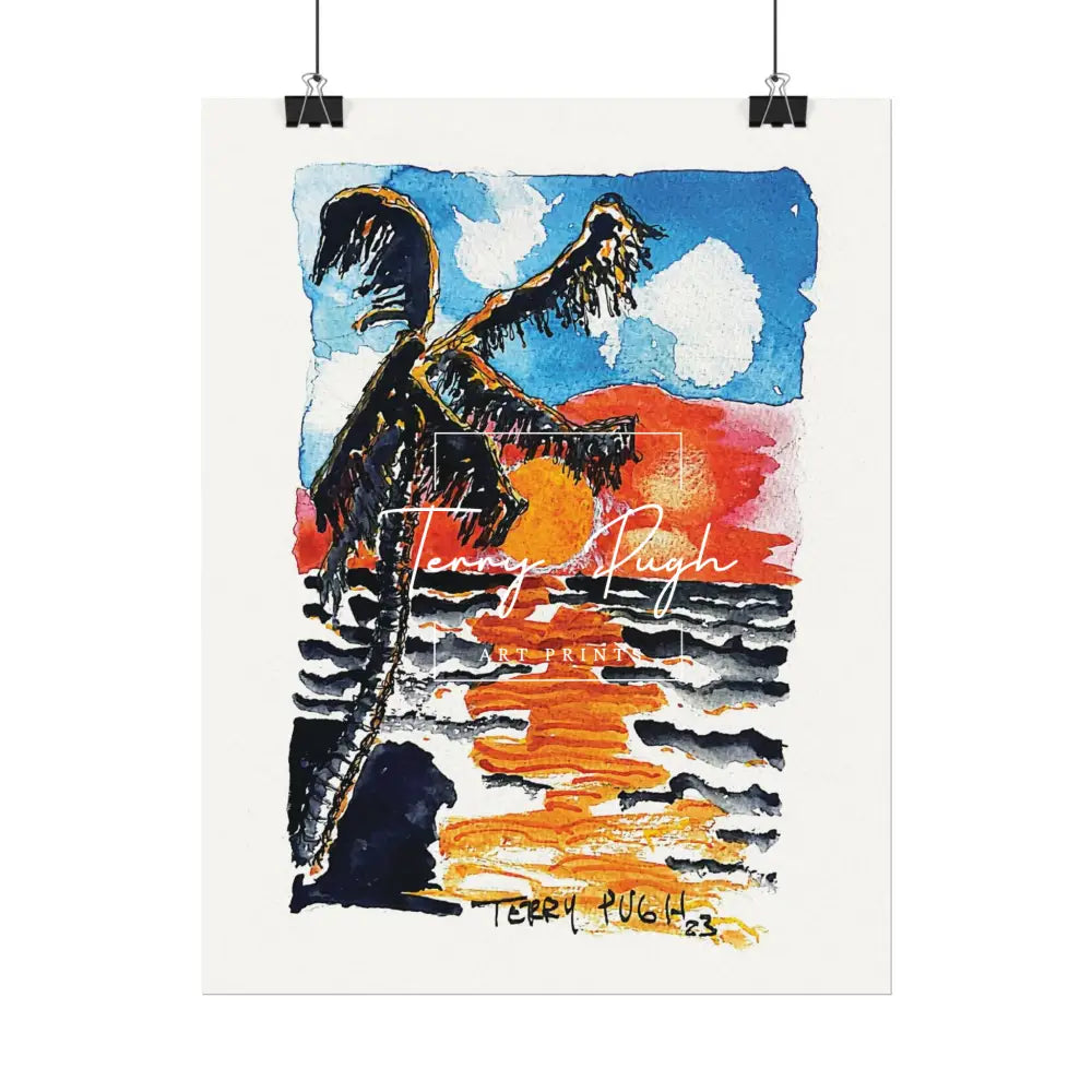 Sunset In The Bahamas - Art Print By Terry Pugh Poster