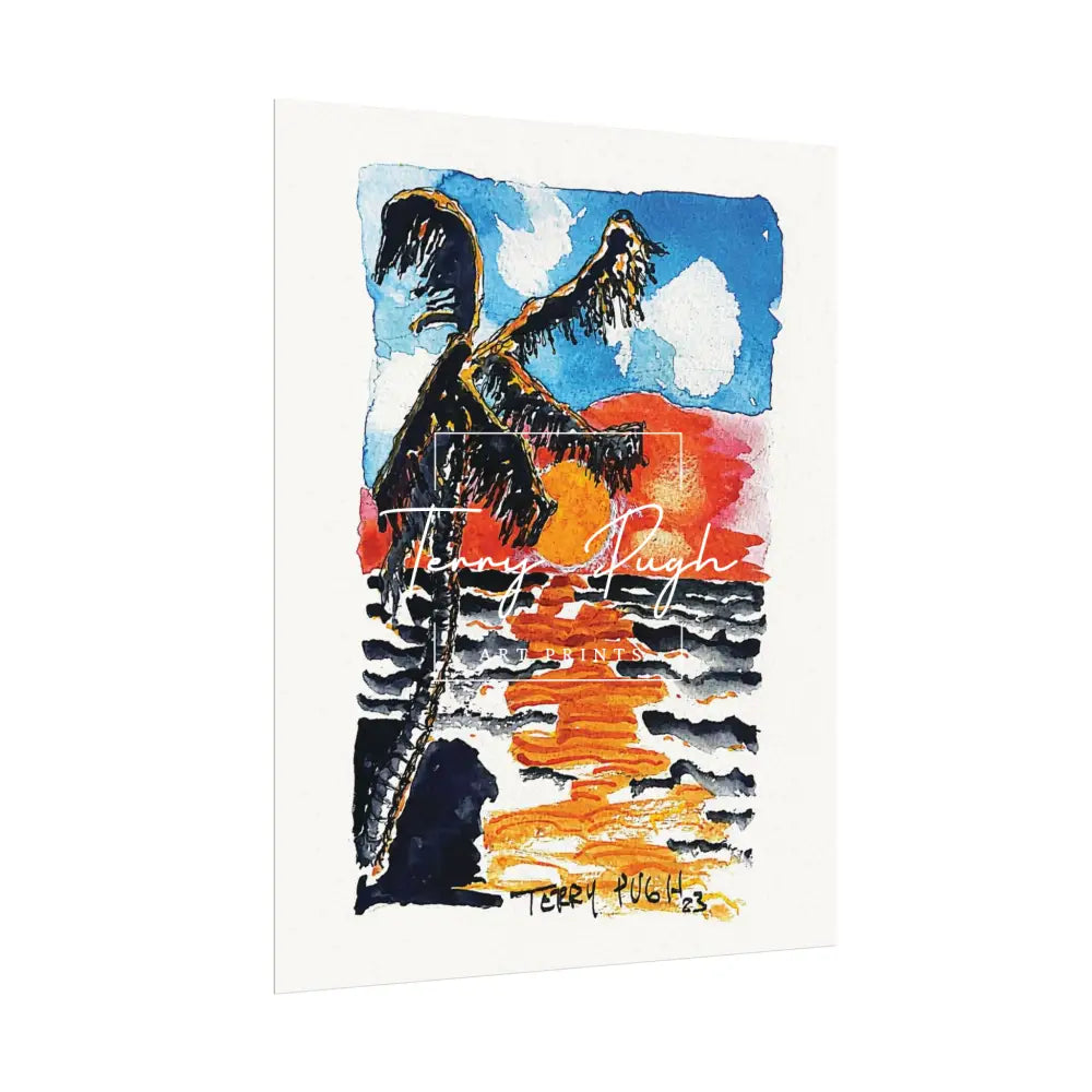 Sunset In The Bahamas - Art Print By Terry Pugh Poster