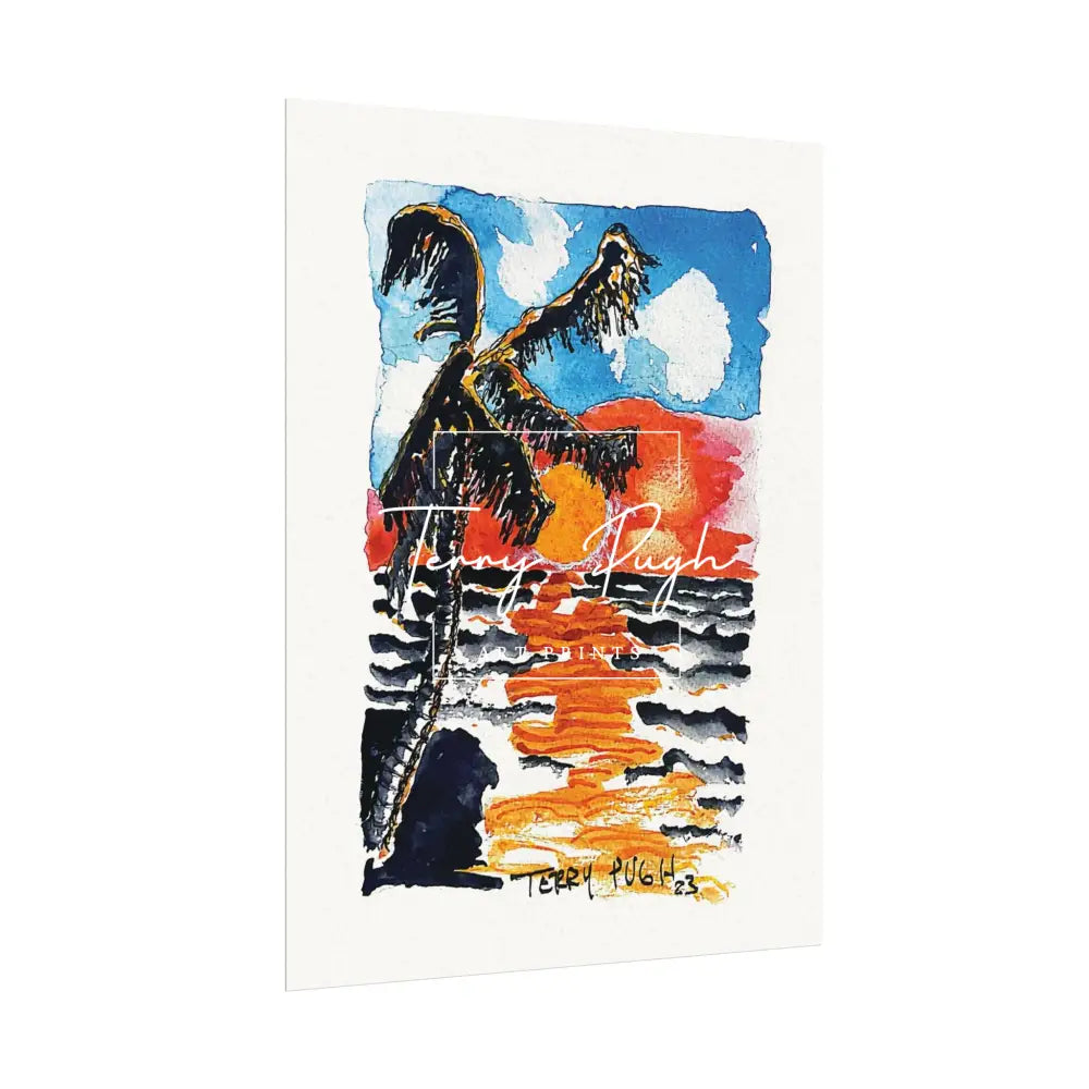 Sunset In The Bahamas - Art Print By Terry Pugh Poster