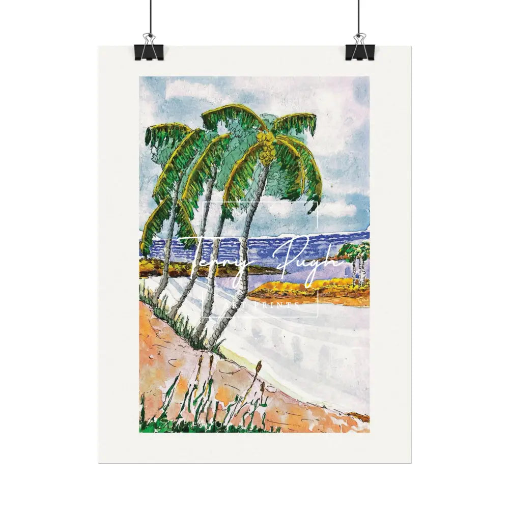 Tropical Serenity - Rose Island The Bahamas – Art By Terry Pugh Poster