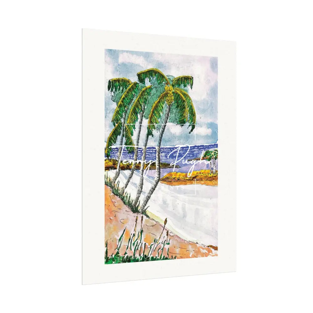 Tropical Serenity - Rose Island The Bahamas – Art By Terry Pugh Poster